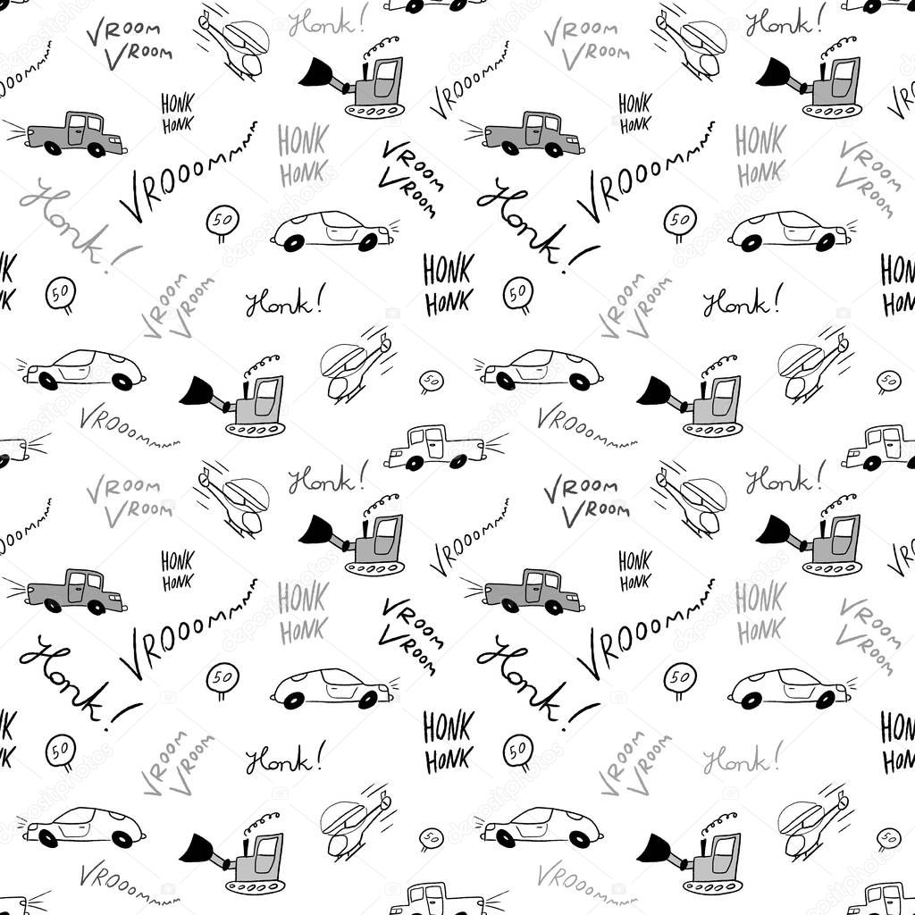 kids bedsheet design seamless car drawing texture premium vector in adobe illustrator ai ai format encapsulated postscript eps eps format kids bedsheet design seamless car