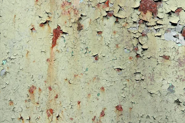 Μεταλλικό Υπόβαθρο Παλιό Ξεφλούδισμα Χρώμα Χάλυβα Επιφάνεια Grungy Βιομηχανική Υφή — Φωτογραφία Αρχείου