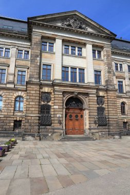 Almanya'da Dresden şehir. Saksonya Maliye Bakanlığı Devlet.