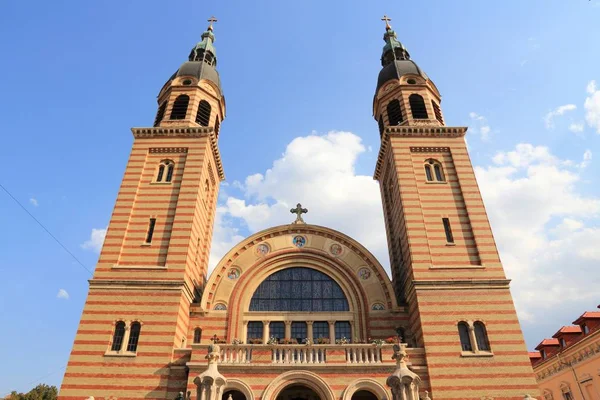 Catedral Santíssima Trindade Igreja Ortodoxa Sibiu Romênia — Fotografia de Stock