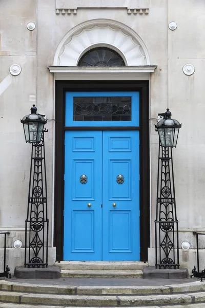 Londra Regno Unito Vecchia Bella Porta Georgiana — Foto Stock