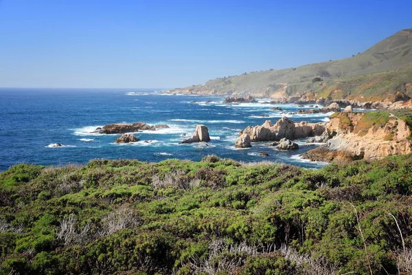 Monterey County Kalifornie Krajina Pobřeží Garrapata State Park — Stock fotografie