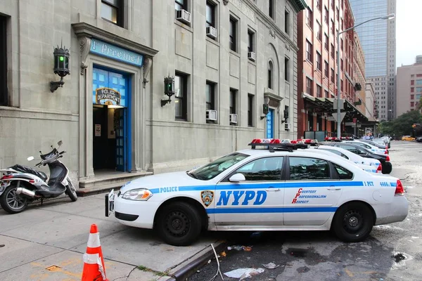 New York Usa July 2013 Police Car First Precinct New — Stock Photo, Image