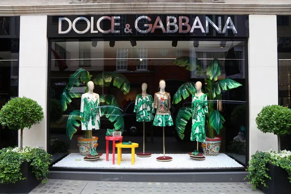 Londres Royaume Uni Juillet 2016 Boutique Mode Dolce Gabbana Old — Photo