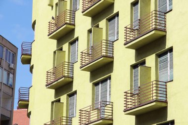 Avrupa - genel şehir Timisoara, Romanya evde apartmanda.