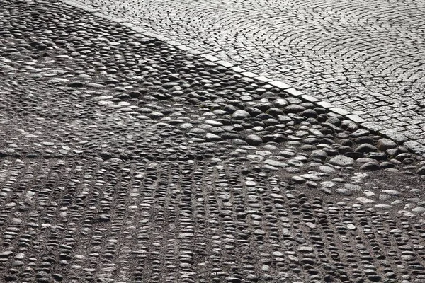 Estocolmo Textura Fundo Paralelepípedo Granito Cobbled Square Gamla Stan Cidade — Fotografia de Stock