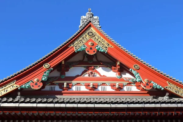 Asakusa Tokio Templo Sensoji Antiguo Hito Madera —  Fotos de Stock