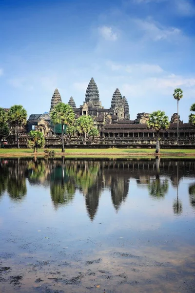 Angkor Wat Khmer Tempel Kambodja Unesco Världsarvslista — Stockfoto