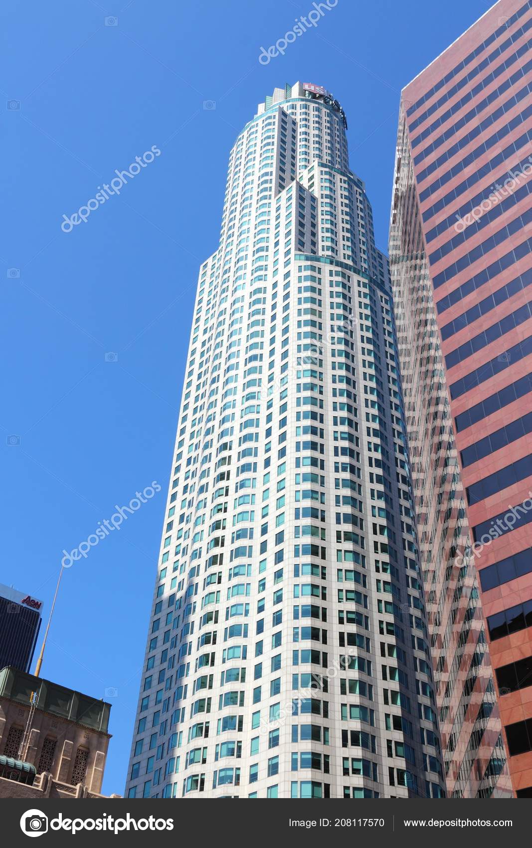 ロサンゼルス アメリカ 2014 ロサンゼルスのタワー超高層ビルに私達の