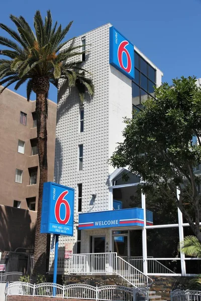 Лос Анджелес Сша Квітня 2014 Року Motel Зовнішній Вигляд Голлівуді — стокове фото