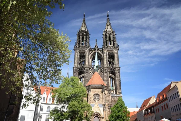 Мбаппе Германии Свободная Земля Саксония Церковь Мейссена Meissner Dom — стоковое фото