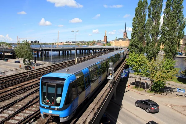 Stockholm Sverige Maj 2010 Transportinfrastruktur Stockholm Stockholm Sveriges Huvudstad Miljoner — Stockfoto