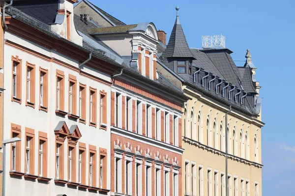 Chemnitz 城市在德国 萨克森状态 Schlosschemnitz Leipziger Leipziger 住宅建筑 — 图库照片