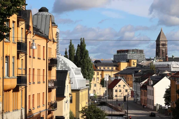 スウェーデン ノルチェピング町スカイライン Ostergotland — ストック写真
