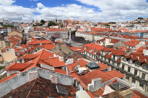 Paesaggio Urbano Lisbona Portogallo Vista Sulla Città Miradouro Punto Vista — Foto Stock