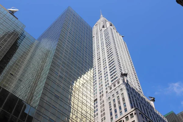 New York Sua Iulie 2013 Chrysler Building Din New York — Fotografie, imagine de stoc