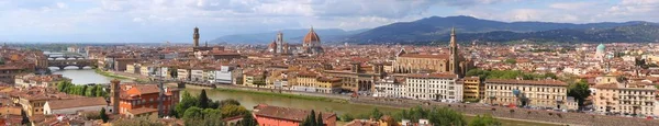 Florencia Panorama Paisaje Urbano Con Catedral Arquitectura Del Casco Antiguo —  Fotos de Stock