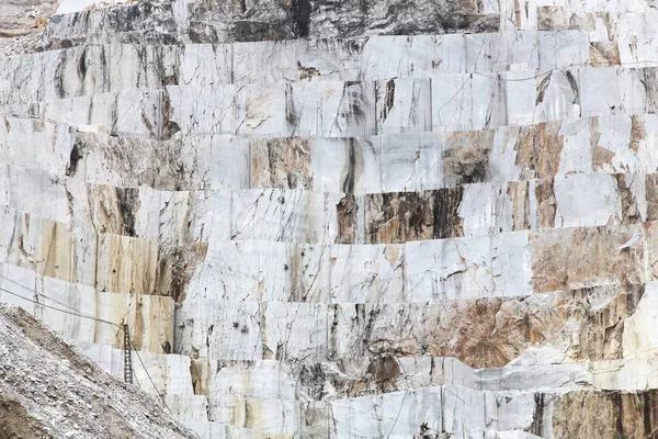 Carrara Marmorbruch Kolonnaden Marmorarbeiten Von Misseglia Apuan Alpen — Stockfoto