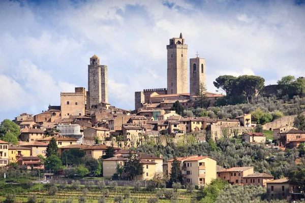 San Gimignano Towers Italy Unesco World Heritage Site — Stock Photo, Image