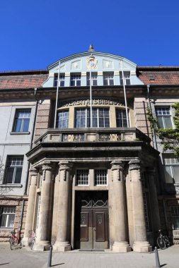 Erlangen Üniversitesi Kütüphanesi, Almanya (orta Franconia bölgesi). Üniversite Kütüphanesi Friedrich-Alexander Üniversitesi Erlangen-Nürnberg.