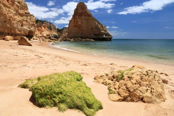 Marinha Beach Praia Marinha Portugalsko Atlantic Krajina Pobřeží Regionu Algarve — Stock fotografie