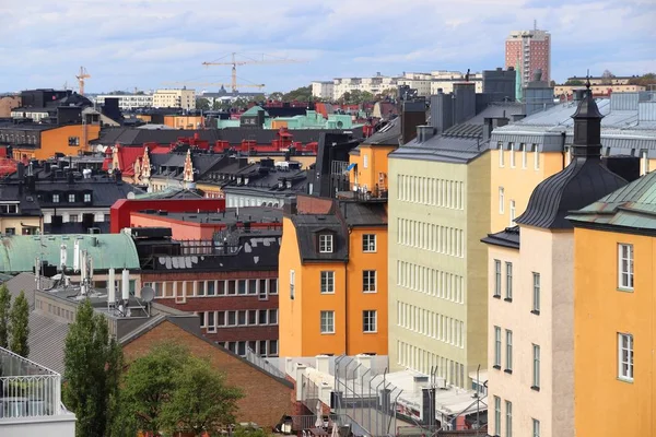 Стокгольм Швеция Архитектура Города Районе Нормальм — стоковое фото