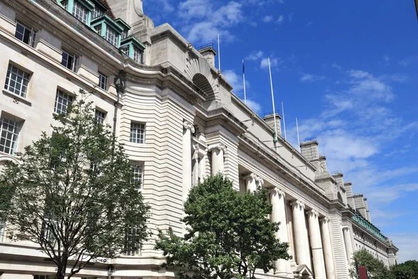 County Hall Londýně Stupeň Uvedeny Budova Lambeth Londýně — Stock fotografie