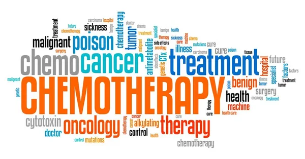 Chemotherapy Treatment Cancer Treatment Type Word Cloud — Stock Photo, Image