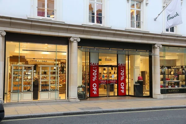 London Storbritannien Juli 2016 Fenwick Varuhuset Bond Street London Bond — Stockfoto