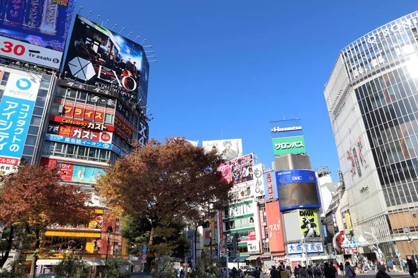 2016年12月3日 東京の渋谷交差点東京は日本の首都です 3780万人が首都圏に住んでいます — ストック写真