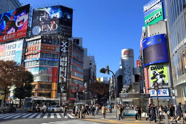 2016 人の参照してください Tokyo Tokyo で渋谷の交差点は日本の首都です 3780 万の人々 首都圏に住んでいます — ストック写真