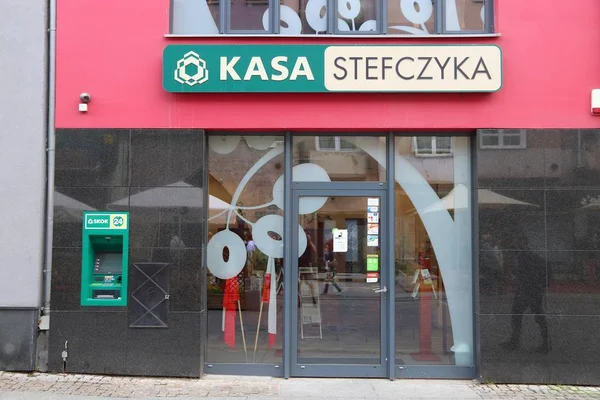 Wroclaw Polonia Mayo 2018 Kasa Stefczyka Credit Union Skok Sucursal — Foto de Stock