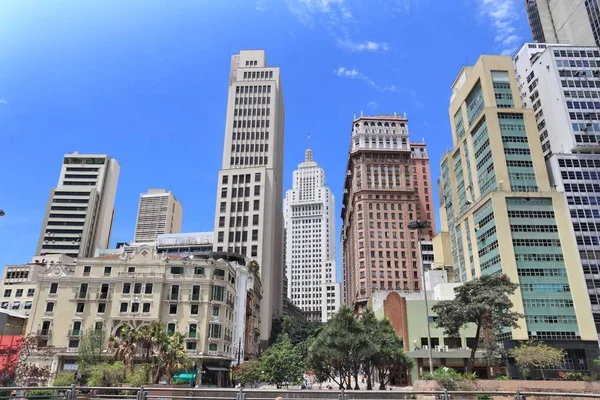 Sao Paulo Brazílie Velký Mrakodrap Panorama — Stock fotografie