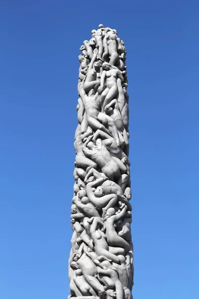 Oslo Norge Augusti 2015 Del Vigeland Installation Frogner Park Oslo — Stockfoto