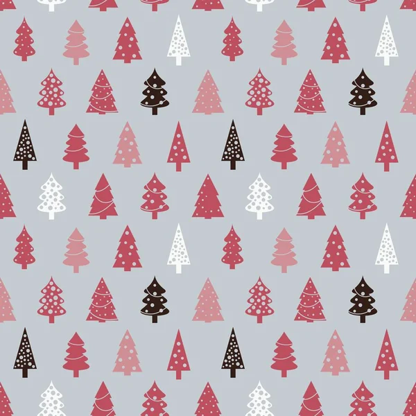 Arbre Noël Élégant Fond Texture Vectorielle Noël Sans Couture — Image vectorielle