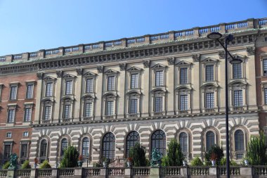 Stockholm Kraliyet Sarayı - Gamla Stan 'in simgesi).