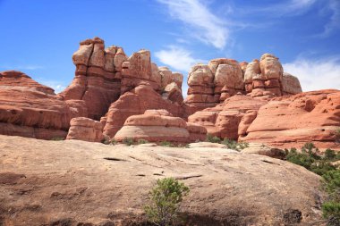 Utah ABD doğa. İğneler Canyonlands İlçe Milli Parkı.