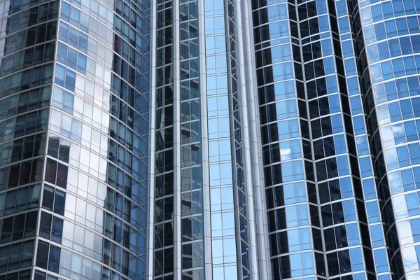 抽象的摩天大楼窗户背景 现代建筑模式 — 图库照片