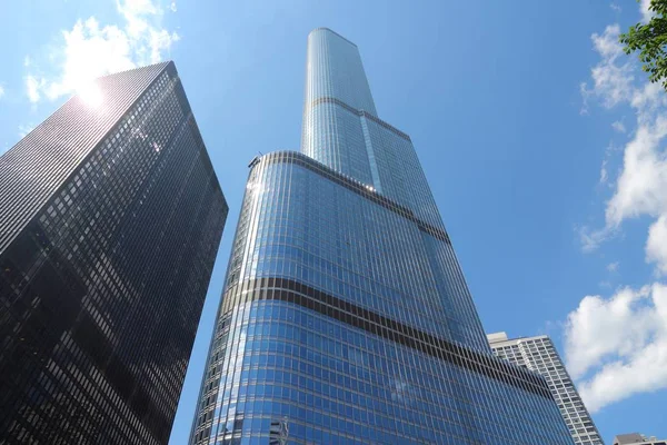 Chicago Usa June 2013 Trump International Hotel Tower Chicago 423M — Stock Photo, Image