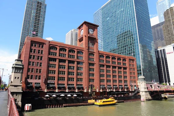 美国芝加哥 2013年6月27日 里德在芝加哥的建筑 该建筑目前在大英百科全书的办公室 — 图库照片
