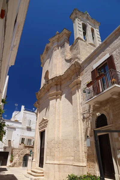 Olaszország Polignano Mare Purgatórium Temploma Purgatórium Temploma — Stock Fotó