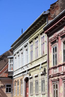 Brasov Schei bölgesi. Romanya 'nın Transilvanya kentindeki.