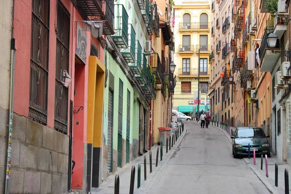 Madrid Spain October 2012 People Visit Lavapies District Madrid Madrid — Stock Photo, Image