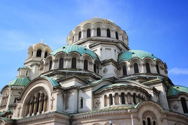 Catedral São Alexandre Nevski Sófia Bulgária Marco Ortodoxo — Fotografia de Stock