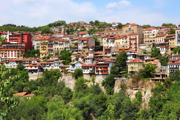 Veliko Tarnovo Bulgaria Old Town Located Three Hills — Stock Photo, Image