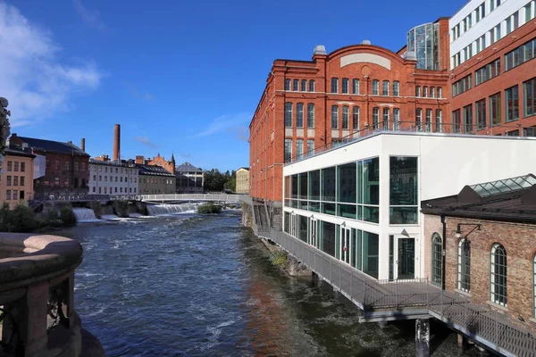 Norrkoping Stadt Schweden Ehemaliges Industriegebäude Als Verbindungsgebäude Zur Universität Umgebaut — Stockfoto