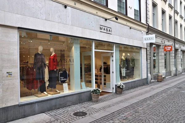 Gothenburg Sweden August 2018 Masai Fashion Store Gothenburg Sweden Monthly — Stock Photo, Image