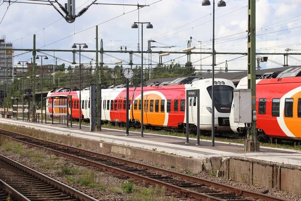 Norrkoping Sveç Ağustos 2018 Sveç Norrkoping Merkez Stasyonu Tren Stasyonu — Stok fotoğraf