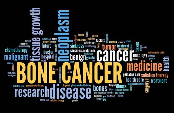 Bone Cancer Serious Disease Word Cloud Concept — Stock Photo, Image