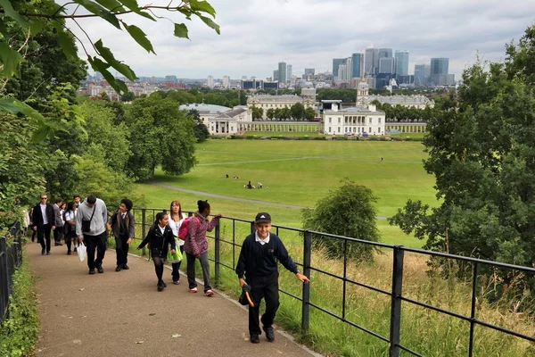 London July 2016 School Tour Visits Greenwich London Royal Borough — Stock Photo, Image